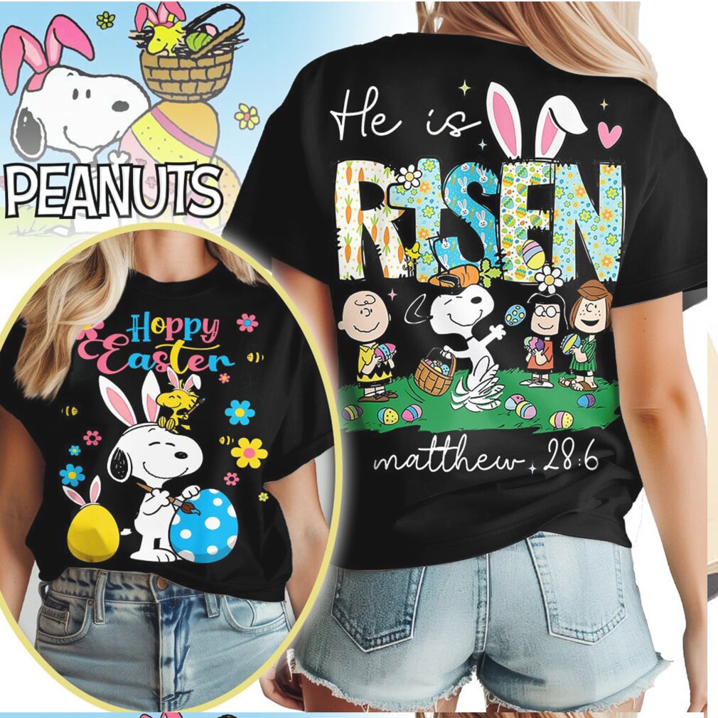 Peanuts Snoopy He Is Risen Religious Easter Matthew 28 6 T Shirt Peanuts Snoopy He Is Risen Religious Easter Matthew 28 6 T Shirt