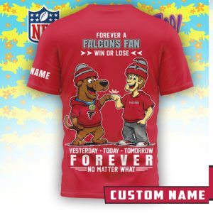 Personalized NFL Atlanta Falcons x Scooby Doo Win Or Lose Fan Shirt Personalized NFL Atlanta Falcons x Scooby Doo Win Or Lose Fan Shirt