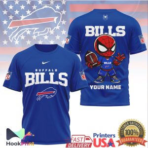 Personalized Spider Man Buffalo Bills NFL Fan T Shirt