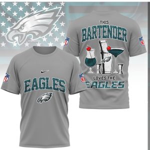 Philadelphia Eagles Bartender This Bartender Loves The Eagles T Shirt