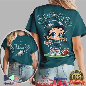 Philadelphia Eagles Betty Boop Fan Vintage Style NFL Women's