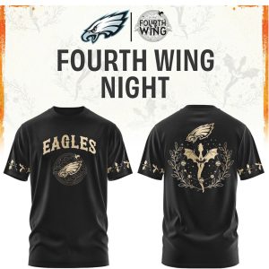 Philadelphia Eagles Fourth Wing Night Fantasy Dragon Sports T Shirt