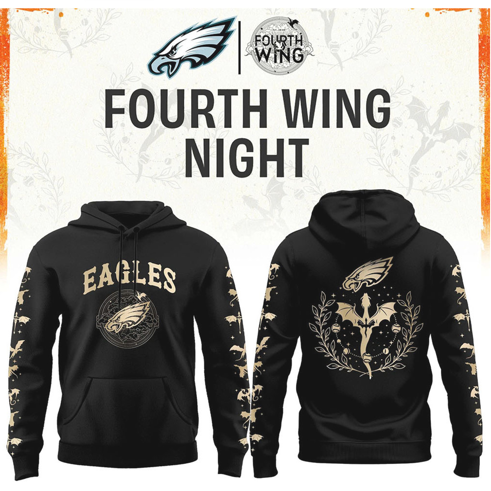 Philadelphia Eagles Fourth Wing Night Fantasy Dragon Sports T Shirt Philadelphia Eagles Fourth Wing Night Fantasy Dragon Sports T Shirt