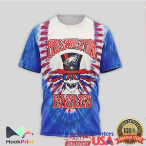 Philadelphia Eagles Make America Grateful Again 250th Anniversary Tie Dye Shirt