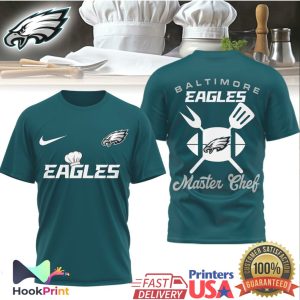 Philadelphia Eagles Master Chef NFL Grilling Graphic T Shirt