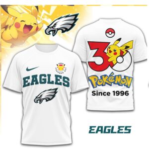 Philadelphia Eagles x Pokemon Pikachu 30th Anniversary Fan Philadelphia Eagles x Pokemon Pikachu 30th Anniversary Fan