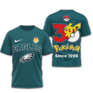 Philadelphia Eagles x Pokemon Pikachu 30th Anniversary Fan