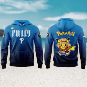 Philly Baseball x Pokemon Pikachu One Piece Crossover Shirt