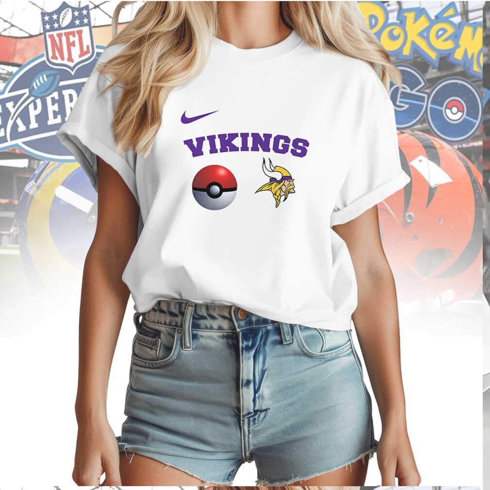 Pikachu Pokémon x Minnesota Vikings NFL Football T Shirt Pikachu Pokémon x Minnesota Vikings NFL Football T Shirt