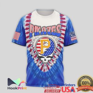 Pittsburgh Pirates Grateful Dead Steal Your Base Patriotic Anniversary T Shirt