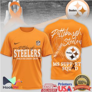 Pittsburgh ST Shirtlers MS Support Squad Multiple Sclerosis Awareness T Shirt