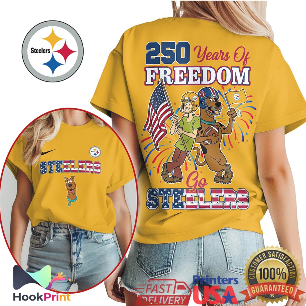 Pittsburgh ST Shirtlers Scooby Doo 250 Years of Freedom 4th of July T Shirt Pittsburgh ST Shirtlers Scooby Doo 250 Years of Freedom 4th of July T Shirt