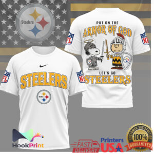 Pittsburgh Slers Armor Of God Snoopy Charlie Brown Fan Shirt Pittsburgh Slers Armor Of God Snoopy Charlie Brown Fan Shirt