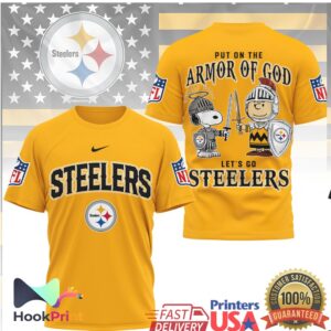 Pittsburgh Slers Armor Of God Snoopy Charlie Brown Fan Shirt