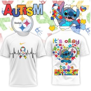Pittsburgh Slers Autism Awareness Stitch It’s Okay To Be Different Shirt Pittsburgh Slers Autism Awareness Stitch It’s Okay To Be Different Shirt