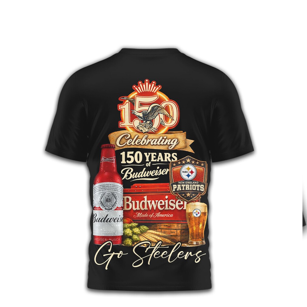 Pittsburgh Slers Budweiser 150 Years Anniversary Shirt Pittsburgh Slers Budweiser 150 Years Anniversary Shirt