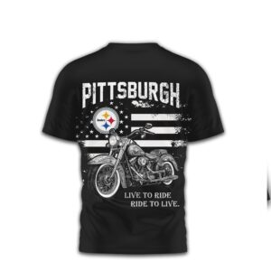 Pittsburgh Slers Motorcycle Shirt Biker Pistons Sl City NFL Shirt