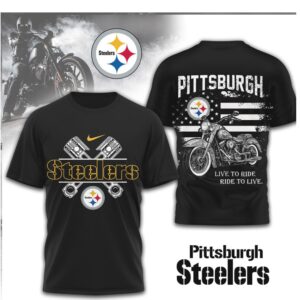 Pittsburgh Slers Motorcycle Shirt Biker Pistons Sl City NFL Shirt