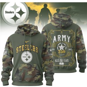 Pittsburgh Slers U.S. Army 250th Anniversary Camo T Shirt