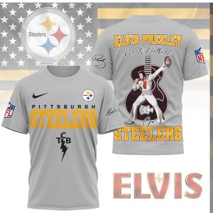 Pittsburgh Slers x Elvis Presley Meets Football T Shirt