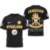 Pittsburgh Slers x Elvis Presley Meets Football T Shirt Pittsburgh Slers x Elvis Presley Meets Football T Shirt