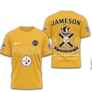 Pittsburgh Slers x Jameson Irish Whiskey Sine Metu T Shirt