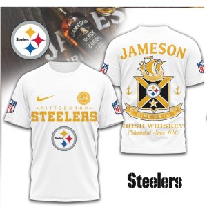 Pittsburgh Slers x Jameson Irish Whiskey Sine Metu T Shirt