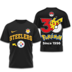 Pittsburgh Slers x Pokemon Pikachu Since 1996 Commemorative Shirt