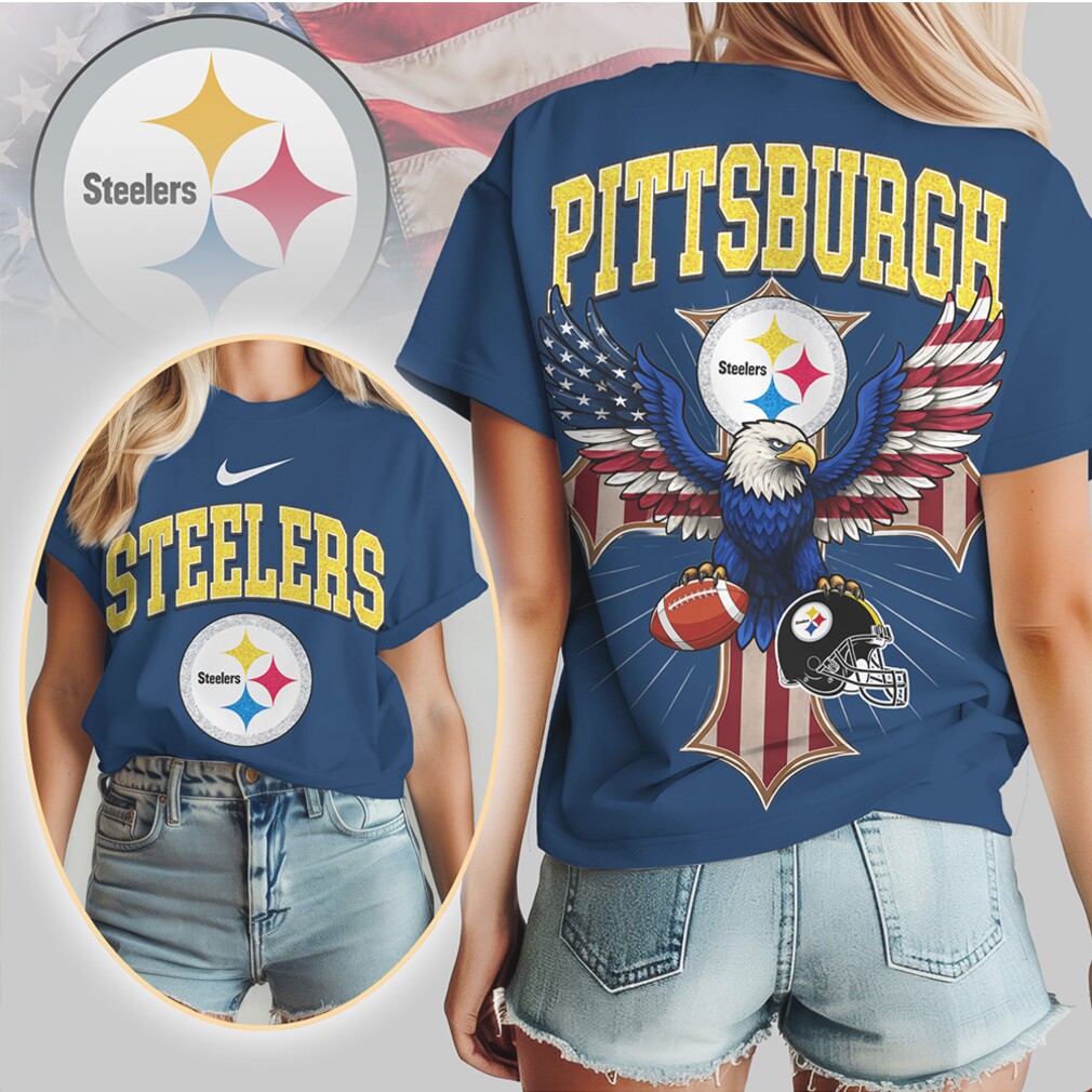 Pittsburgh Steelers American Eagle Flag Pride Football NFL Football T Shirt Pittsburgh Steelers American Eagle Flag Pride Football NFL Football T Shirt