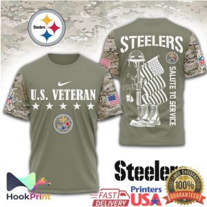 Pittsburgh Steelers U.S. Veteran Salute to Service Tactical T Shirt