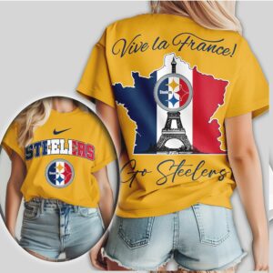 Pittsburgh Steelers Vive La France Eiffel Tower Football Fan NFL Shirt Pittsburgh Steelers Vive La France Eiffel Tower Football Fan NFL Shirt