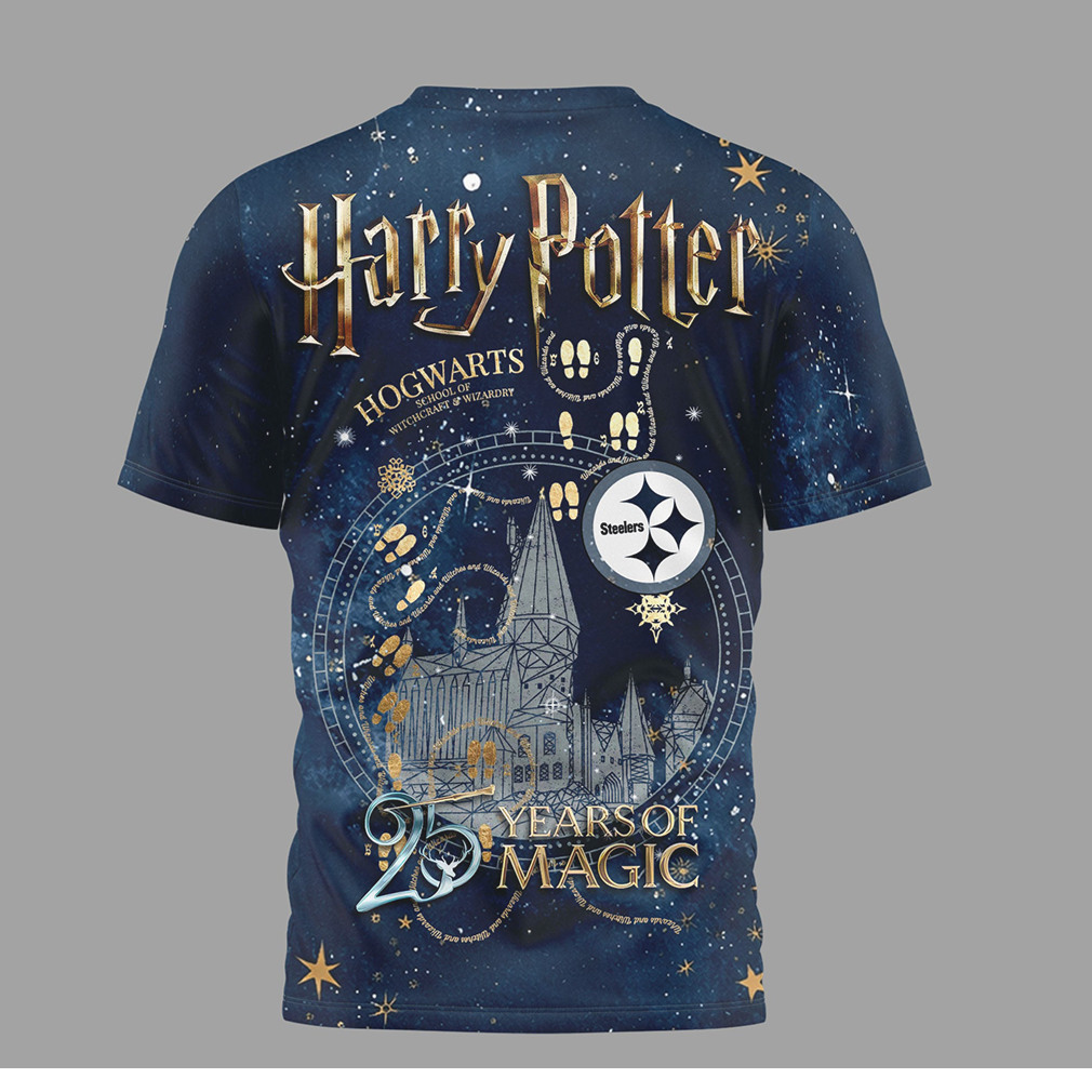 Pittsburgh Steelers x Harry Potter 25 Years of Magic Galaxy T Shirt Pittsburgh Steelers x Harry Potter 25 Years of Magic Galaxy T Shirt