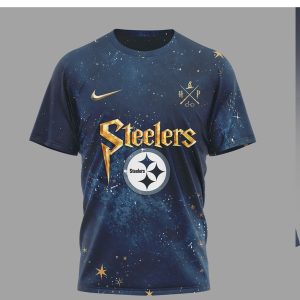 Pittsburgh Steelers x Harry Potter 25 Years of Magic Galaxy T Shirt