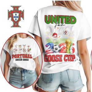Portugal Soccer Goose 2026 United Goose Cup Fan T Shirt