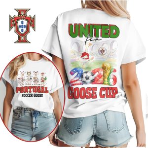 Portugal Soccer Goose 2026 United Goose Cup Fan T Shirt