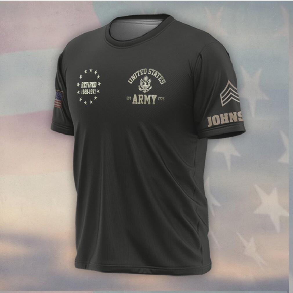 Proud Retired Army 1776 2026 America 250 Flag Shirt Proud Retired Army 1776 2026 America 250 Flag Shirt