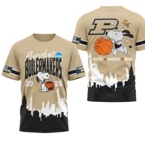 Purdue Boilermakers Snoopy March Madness 2026 Let The Madness Begin Shirt