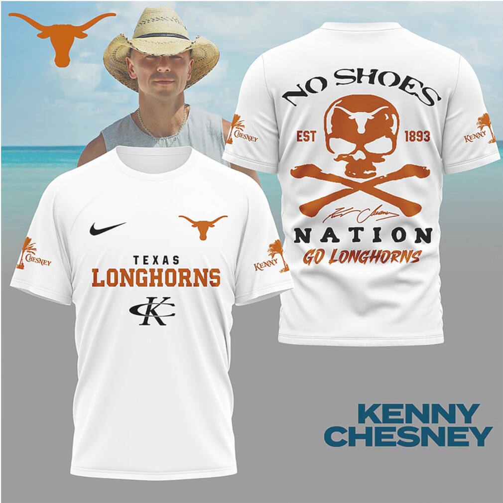 Kenny Chesney No Shoes Nation x Texas Longhorns NCAA Fan Graphic T Shirt Kenny Chesney No Shoes Nation x Texas Longhorns NCAA Fan Graphic T Shirt