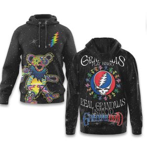 Real Grandpas Listen To Grateful Dead Psychedelic Dancing Bear Galaxy Shirt Real Grandpas Listen To Grateful Dead Psychedelic Dancing Bear Galaxy Shirt