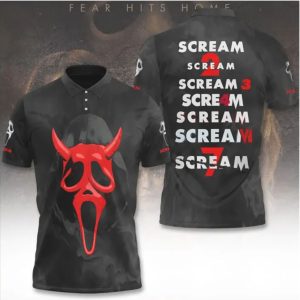 Red Devil Ghostface Scream Movie Franchise Evolution T Shirt Red Devil Ghostface Scream Movie Franchise Evolution T Shirt