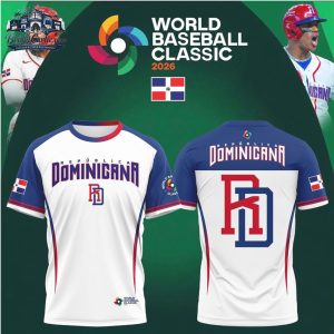 Republica Dominicana 2026 World Baseball Classic Official TeamT Shirt