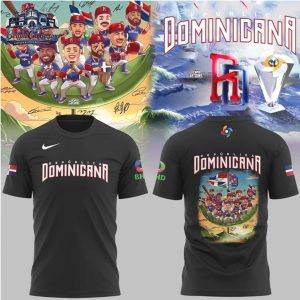 Republica Dominicana World Baseball Classic Cartoon Team T Shirt