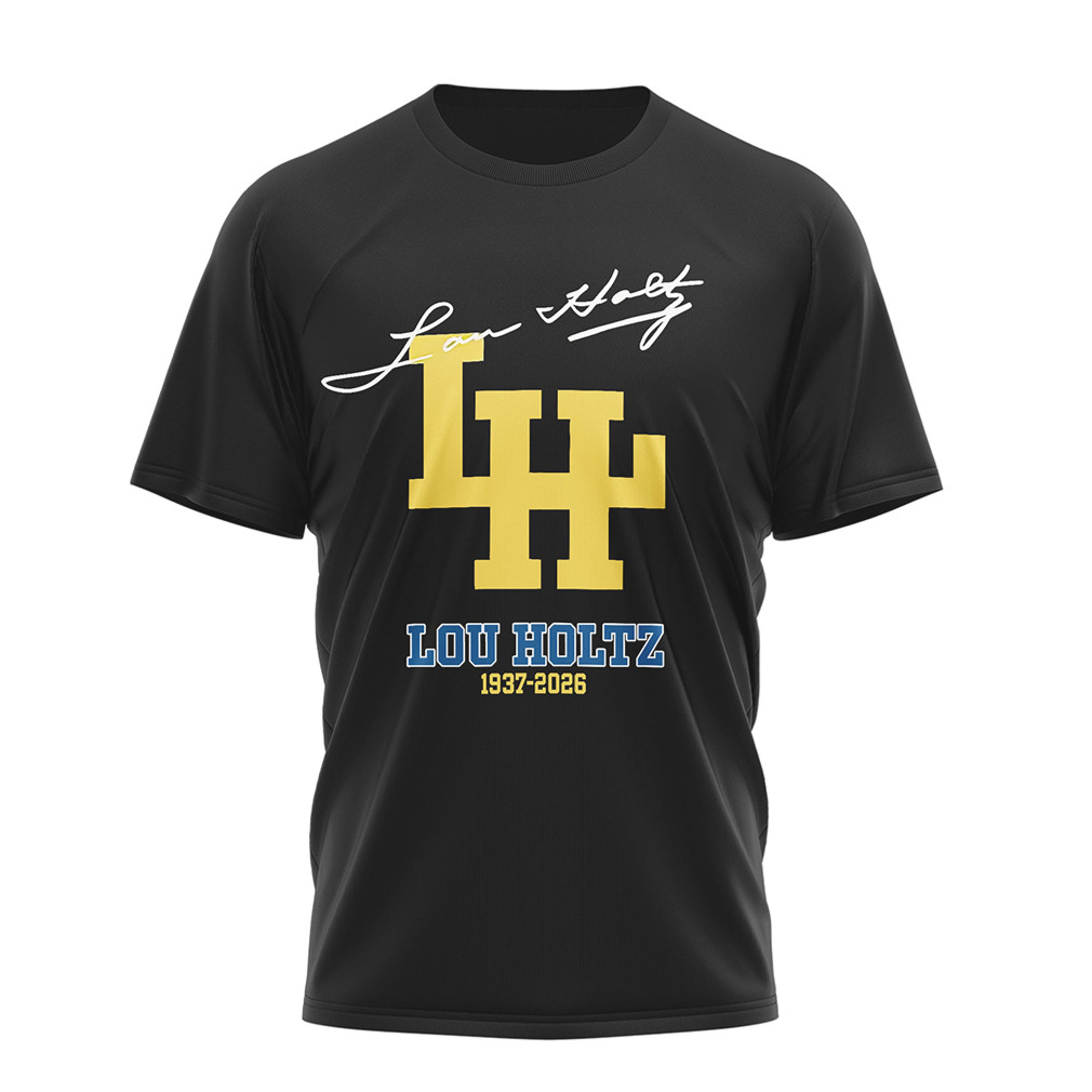 Rest In Peace Lou Holtz 1937 2026 A True Legend Notre Dame Memorial T Shirt Rest In Peace Lou Holtz 1937 2026 A True Legend Notre Dame Memorial T Shirt