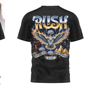 Rush Band 2112 Starman Fly By Night Owl Spirit of Radio Rock Graphic T Shirt Rush Band 2112 Starman Fly By Night Owl Spirit of Radio Rock Graphic T Shirt