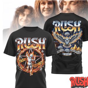 Rush Band 2112 Starman Fly By Night Owl Spirit of Radio Rock Graphic T Shirt
