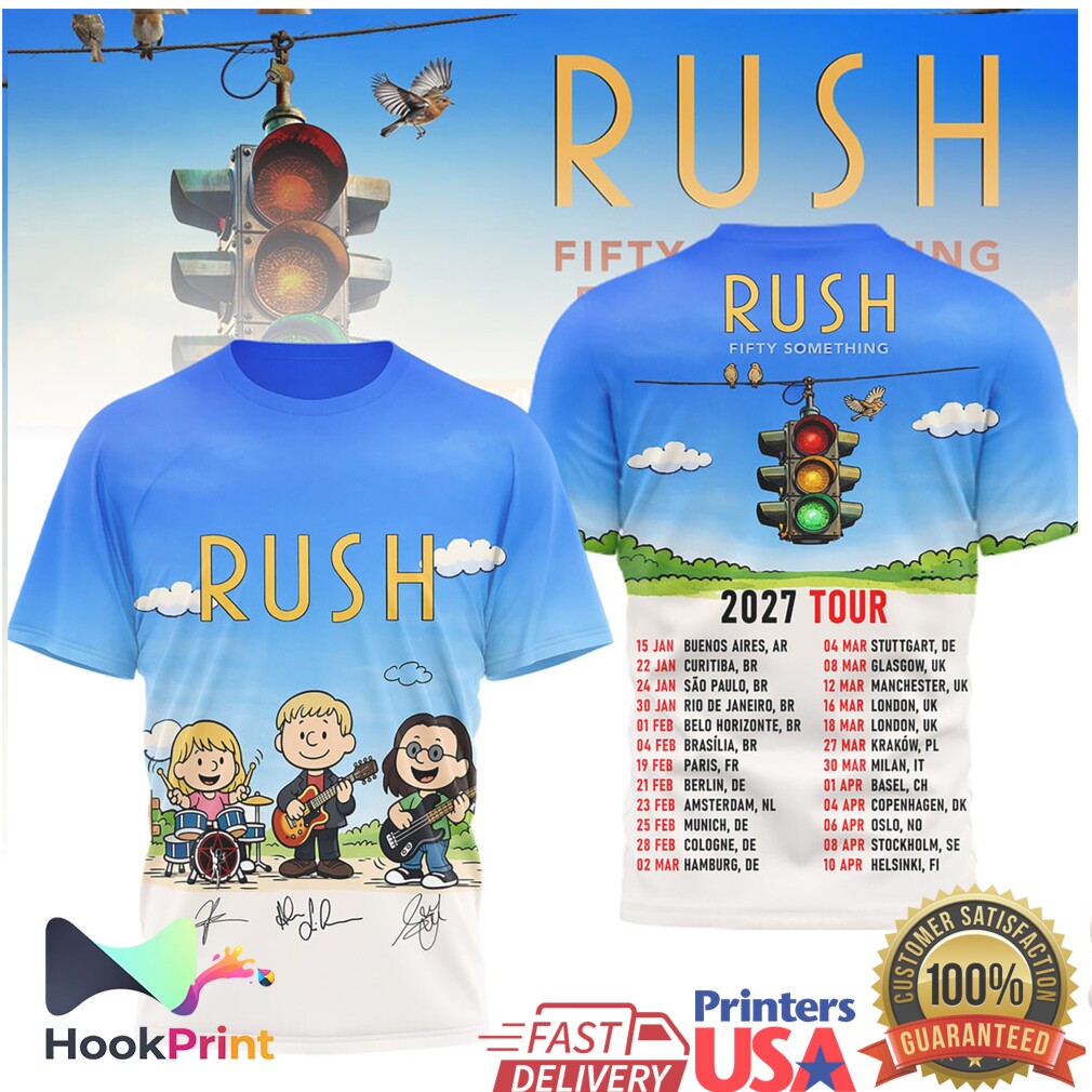 Rush Band Peanuts Charlie Brown 50th Anniversary 2027 World Tour Shirt Rush Band Peanuts Charlie Brown 50th Anniversary 2027 World Tour Shirt