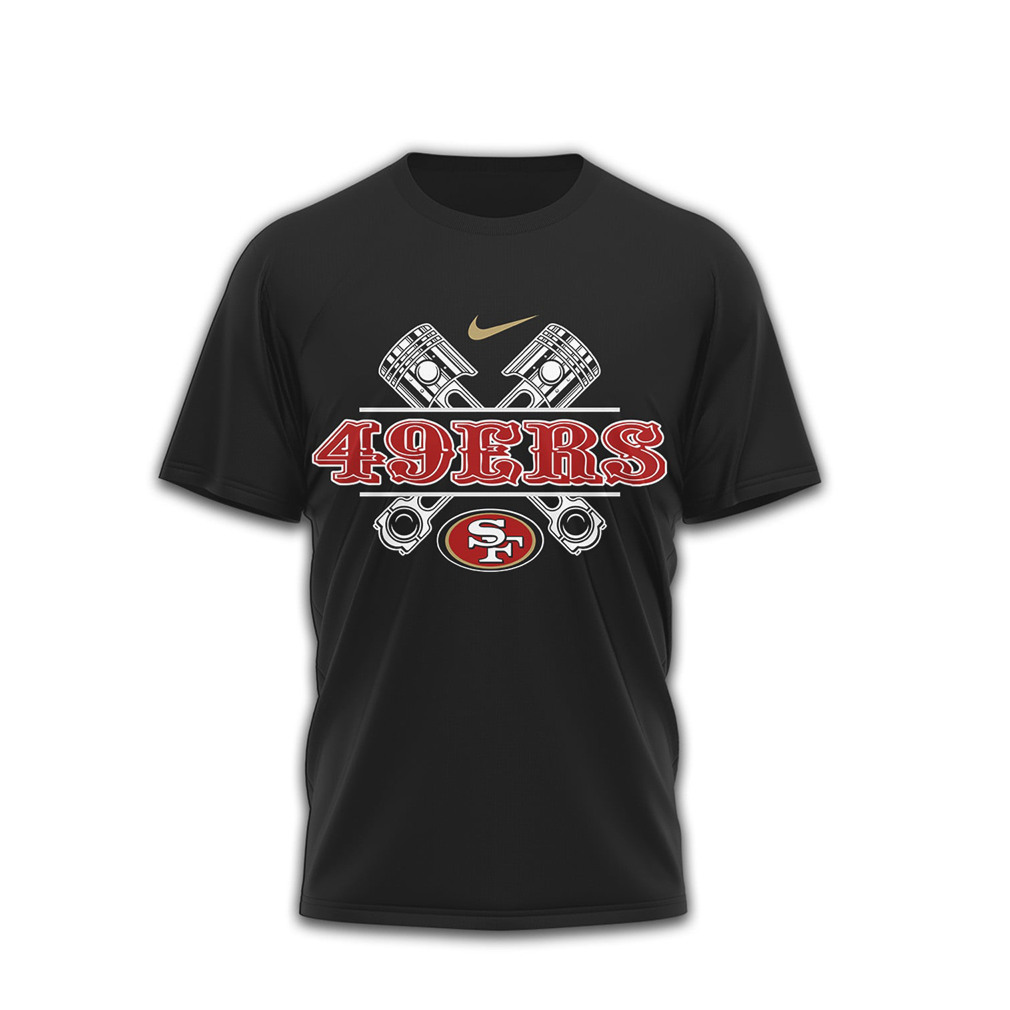 San Francisco 49ers Biker Live to Ride NFL Motorcycle NFL Shirt San Francisco 49ers Biker Live to Ride NFL Motorcycle NFL Shirt