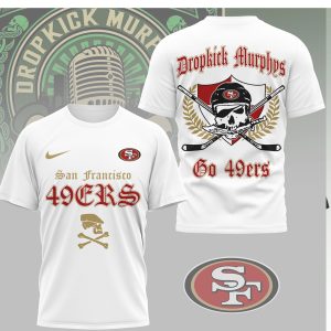 San Francisco 49ers Punk Rock Skull Dropkick Murphys Fan Shirt