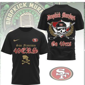 San Francisco 49ers Punk Rock Skull Dropkick Murphys Fan Shirt