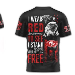 San Francisco 49ers R.E.D. Friday Remember Everyone Deployed T Shirt